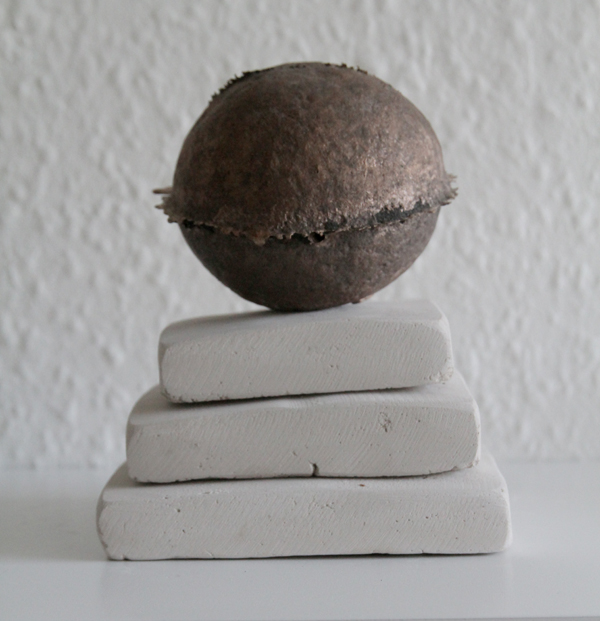 Corpora Caelestia, Detail, Bronze cast and chalk,Caroline Inckle, 2013