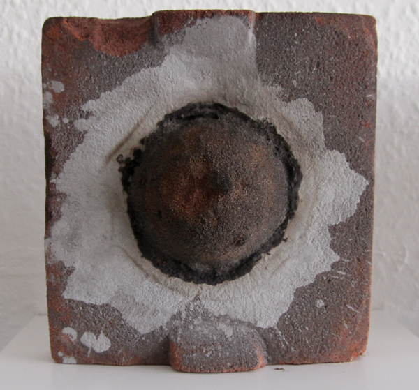 Solar flare, Detail, Resin bonded sand, Caroline Inckle, 2013.