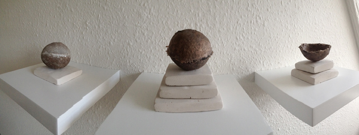 Corpora Caelestia, Stone, bronze casts and chalk plinths, Caroline Inckle 2013